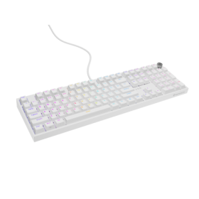 Tastatura gaming mecanica cu fir Genesis Thor 404, iluminare RGB, switch Linear, switch model Gateron Yellow Pro, numar taste 10