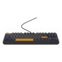 Tastatura gaming mecanica cu fir Genesis Thor 230 TKL, iluminare RGB, switch Linear, switch model Outemu Panda, numar taste 87, 
