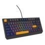 Tastatura gaming mecanica cu fir Genesis Thor 230 TKL, iluminare RGB, switch Linear, switch model Outemu Panda, numar taste 87, 