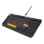 Tastatura gaming mecanica cu fir Genesis Thor 230 TKL, iluminare RGB, switch Linear, switch model Outemu Panda, numar taste 87, 