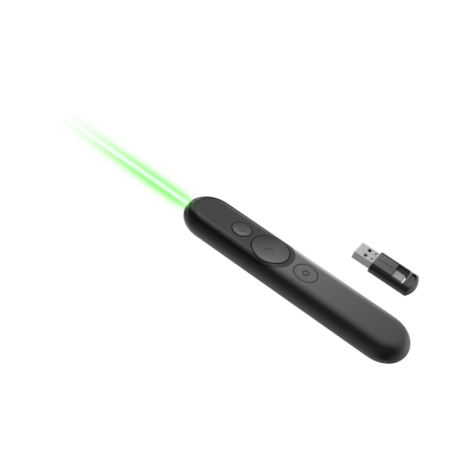 Lenovo Laser Rechargeable Presentation Remote Weight: 46g Connectivity: 2.4GHz, Bluetooth 5.3 Color: Black Included Accessory: P