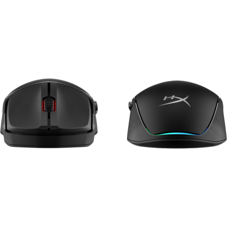 Mouse wireless HyperX Pulsefire Fuse, autonomie pana la 85 de ore, 6 butoane, compatibilitate PC, PS5, Xbox Series X|S. Compatib