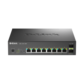 Switch D-Link DMS-1250-10SPL, 8 porturi Gigabit, 2 porturi SFP+, Protocol 802.3bt+802.3af/at, rackabil