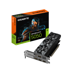 GIGABYTE Video Card NVIDIA GeForce RTX 5050 OC Low Profile 8G (8GB GDDR6/128bit, PCI-E 5.0, 1x 8Pin Power connector, Recommended