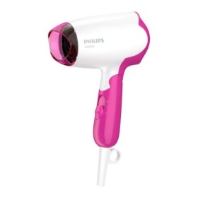 Uscator de par PHILIPS SalonDry Compact BHD003/00 ,1400 W, Pliabil, Alb/Roz, L x A x I (mm) 77x114x220