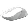 Mouse wireless A4tech, optic, rezolutie 2000 DPI, dimensiuni 108 x 64 x 35 mm, greutate 67 g, alb