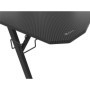 Birou gaming Genesis Holm 510 RGB, cadru din metal, MDF textura tip carbon, Iluminare RGB controlata prin telecomanda, managemen