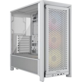 Carcasa CORSAIR FRAME 4000D RS Modular Mid Tower ARGB ALB, Tempered Glass, Sloturi Expansiune 7 orizontale sau 3 verticale, Driv