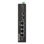 Switch 4 porturi Gigabit PoE, 2 porturi uplink SFP - HIKVISION DS-3T0506HP-E-HS