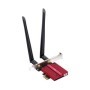 CUDY BE9300 Wi-Fi 7 Bluetooth 5.4 PCI Express Adapter with Heatsink, Intel BE200 module, Tri-band 2T2R, 5.8Gbps@6Ghz+2.8Gbps@5GH