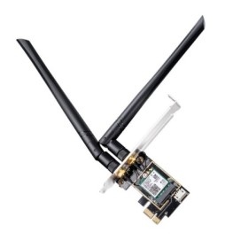 CUDY 3000Mbps Wi-Fi 6 / Bluetooth 5.0 PCI Express Adapter, Intel AX200 module, 2T2R, 2402Mbps at 5GHz + 574Mbps at 2.4GHz, 802.1