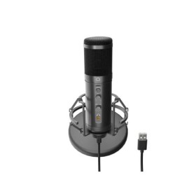 Microfon Genesis Radium 600 G2, tip Condenser, model cardioid, suport fix, conectivitate USB-C si Jack 3.5 mm,  raspuns in frecv