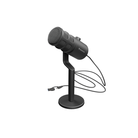 Microfon Genesis Radium 350D, tip Dynamic, model cardioid, suport fix, conectivitate USB-C, raspuns in frecventa 60 - 14.000 Hz,