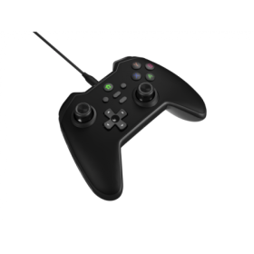Controller cu fir Genesis Mangan 300, interfata USB, 19 butoane, negru