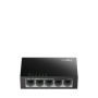 CUDY 5-Port 10/100 Mbps Desktop Switch, 5 10/100M RJ45 Ports, Loop Detection, Metal Case, Power Saving, Plug & Play, Wall-Mount