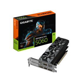 Placa Video GIGABYTE GEFORCE RTX 5060 OC LOW PROFILE 8GB GDDR7 128 bit, PCIE 5.0, 2x DP 2.1b 1x DP 1.4a 1x HDMI