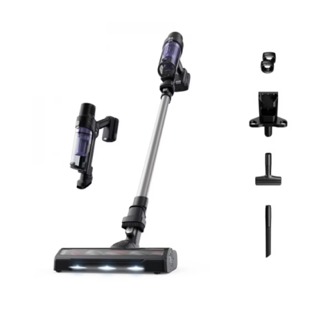 Aspirator vertical ROWENTA X-Pert 7.6 RH6A35WO, 0.44l, autonomie max 45 min, violet-negru
