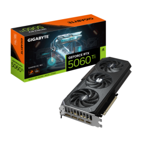 GIGABYTE Video Card NVIDIA GeForce RTX 5060 Ti GAMING OC 16G (16GB GDDR7/128bit, PCI-E 5.0, 1x 8Pin Power connector, Recommended