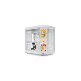 Carcasa HYTE Y70 Mid Tower SNOW WHITE, Tempered Glass, Sloturi Expansiune 11, Drive Bays: 2x3.5" 2x2.5", Ventilatoare Suportate: