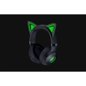 Casti Razer Kraken Kitty V2 Bluetooth 5.2Quartz Edition, interfata USB- A, sensibilitate 92.5 dB SPL / mW @ 1kHz si sensibilitat