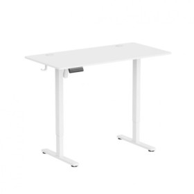 Birou Ascend cu reglare inaltime electric, alb, 1200x600x730~1180 mm, Capacitate de greutate: 40 kg, Interval de înălțime: 730~1