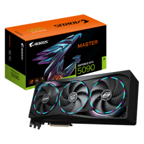 Placa Video GIGABYTE NVIDIA AORUS GEFORCE RTX 5090 MASTER 32GB GDDR7 512 bit, PCIE 5.0, 3x DP 1x HDMI