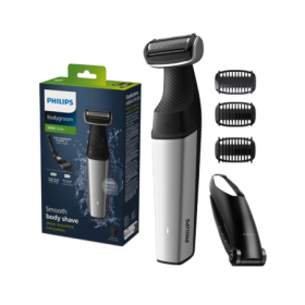 Aparat de tuns/ras corporal PHILIPS Seria 5000  BG5021/15, Folie hipoalergenica, Autonomie 60 minute/ timp incarcare 1 ora, Func