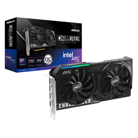 Placa Video ASROCK INTEL ARC B580 CHALLENGER 12GB OC GDDR6 192 bit