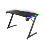 Masa gaming Trust GXT 710 Luminus Pro, iluminare RGB, greutate maxima suportata 150 kg, negru