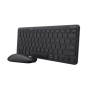 Trust Kit Wireless keyboard+mouse Lyra, mouse optic, rezolutie maxima 1200 DPI, conectivitate wireless, intefata USB-C, USB-A, n