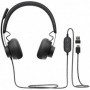 LOGITECH Zone Wired headset-GRAPHITE-USB-EMEA-TEAMS