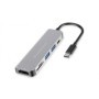 CONCEPTRONIC DONN02G 6-in-1 USB 3.2 Gen 1 Docking Station, USB 3.0 x 2, 60W USB PD, HDTV, SD, TF/MicroSD, 35.8 x 120 x 15 mm
