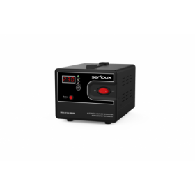 Stabilizator de tensiune Serioux Servo 124-1500VA, putere 1500VA/900W, tip servo motor, transformator toroidal+ Servo motor, int