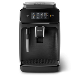 Espressor automat Philips EP2220/10, sistem de spumare a laptelui, 2 bauturi, filtru AquaClean, 15 bar, rasnita ceramica, optiun