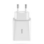 Incarcator retea Baseus Speed Mini, Quick Charge 20W, 1 x USB Type-C 5V/3.0A, alb