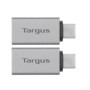 Adaptor Targus USB-C la USB-A, compatibil cu toate device-urile cu interfata USB-C, greutate 0.01 kg, pachetul include 2 bucati,