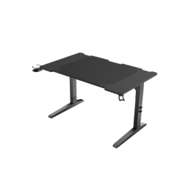 Birou gaming Genesis Holm Modular 120, material metal MDF, reglabil pe inaltime 70 - 90 cm, iluminare RGB, management cabluri, n
