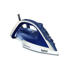 Fier de calcat Tefal Ultragliss Plus FV6812E0, 2800W, jet de abur 260 g/min, abur variabil 0-50 g/min, alb/albastru