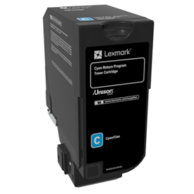 Toner Lexmark 74C20C0 cyan, 3k pagini ,compatibil cu CX725de,CX725dhe, CX725dthe, CS725de, CS720de, CS720dte, CS725dte.