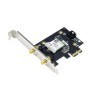 ASUS PCE-AX1800 Wifi AX1800 Bluetooth 5.2 PCIe adapter, WI-FI 6, WPA3, OFDMA. MU-MIMO, Standarde retea: WiFi 6 (802.11ax), Vitez