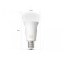 Bec LED inteligent Philips Hue A67, Bluetooth, E27, 13W (100W), 1600 lm ,lumina alba (2200-6500K)