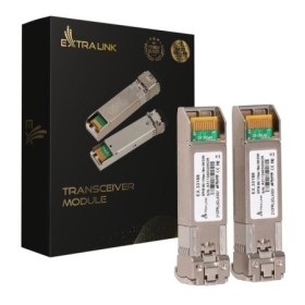 Extralink SFP28 25G 2-Pack  SFP28 Module  25Gbps LC/UPC Duplex 1310nm 10km single mode DOM