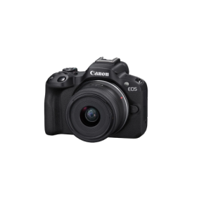 Aparat foto Canon Eos R50 BLACK KIT + Obiectiv RF-S18-45mm F4.5-6.3 IS STM, mirrorless, 24.2 Megapixeli, Procesor Digic X, Montu