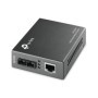 "Omada 10/100 Mbps RJ45 to 100 Mbps Multi-mode SC Fiber Converter PORT: 1× 100 Mbps SC Port, 1× 10/100 M RJ45 Port (Auto MDI/MDI