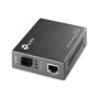 "Omada 10/100 Mbps RJ45 to 100 Mbps Single-mode SC WDM Bi-Directional Fiber Converter PORT: 1× 100Mbps SC Port, 1× 10/100M RJ45 