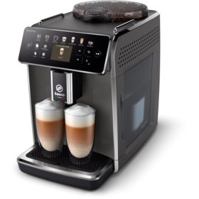Espressor automat Saeco GranAroma SM6580/10, sistem de lapte Latte Duo, 14 bauturi, 15 bar, ecran TFT color, 4 profiluri utiliza