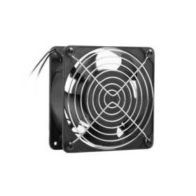 Ventilator pentru dulapuri  10" & 19" montate pe perete, 230V, 120x120x38 mm, negru