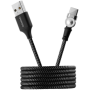 CANYON Rotating magnetic Type C charging cable (no data transfer), USB2.0, Power output 5V/2A, OD 3.2mm, with Short-circuit prot