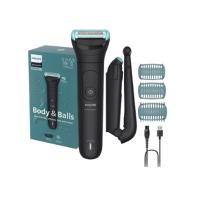 Aparat de ras si tuns corporal cu sita metalica hipoalergenica PHILIPS BG5480/15, autonomie 100 min, funcție incarcare rapida, b