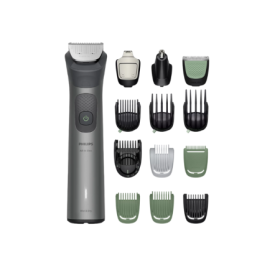 Aparat tuns All-in-One Philips MG7935/15, functionare 120 min, rezistent la apa, 15 accesorii,Control până la 0,2 mm, gri